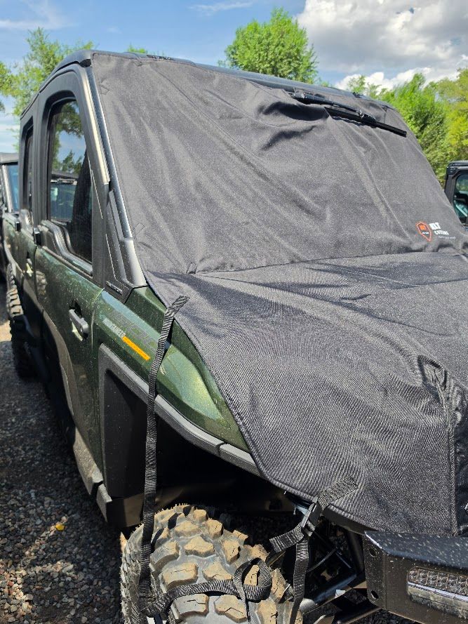 Polaris Ranger 1500 Northstar UTV Padded Windshield & Full Front Towing Cover