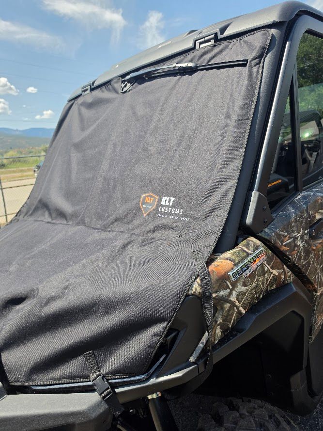 Can-Am_Defender_UTV_Padded_Windshield_Full_Front_Towing_Cover