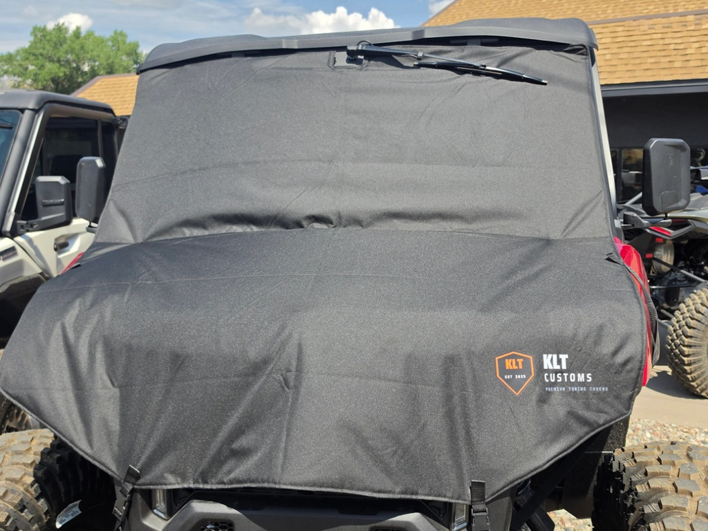 CFMOTO u10 UFORCE Highland Pro XL UTV Padded Windshield & Full Front Towing Cover